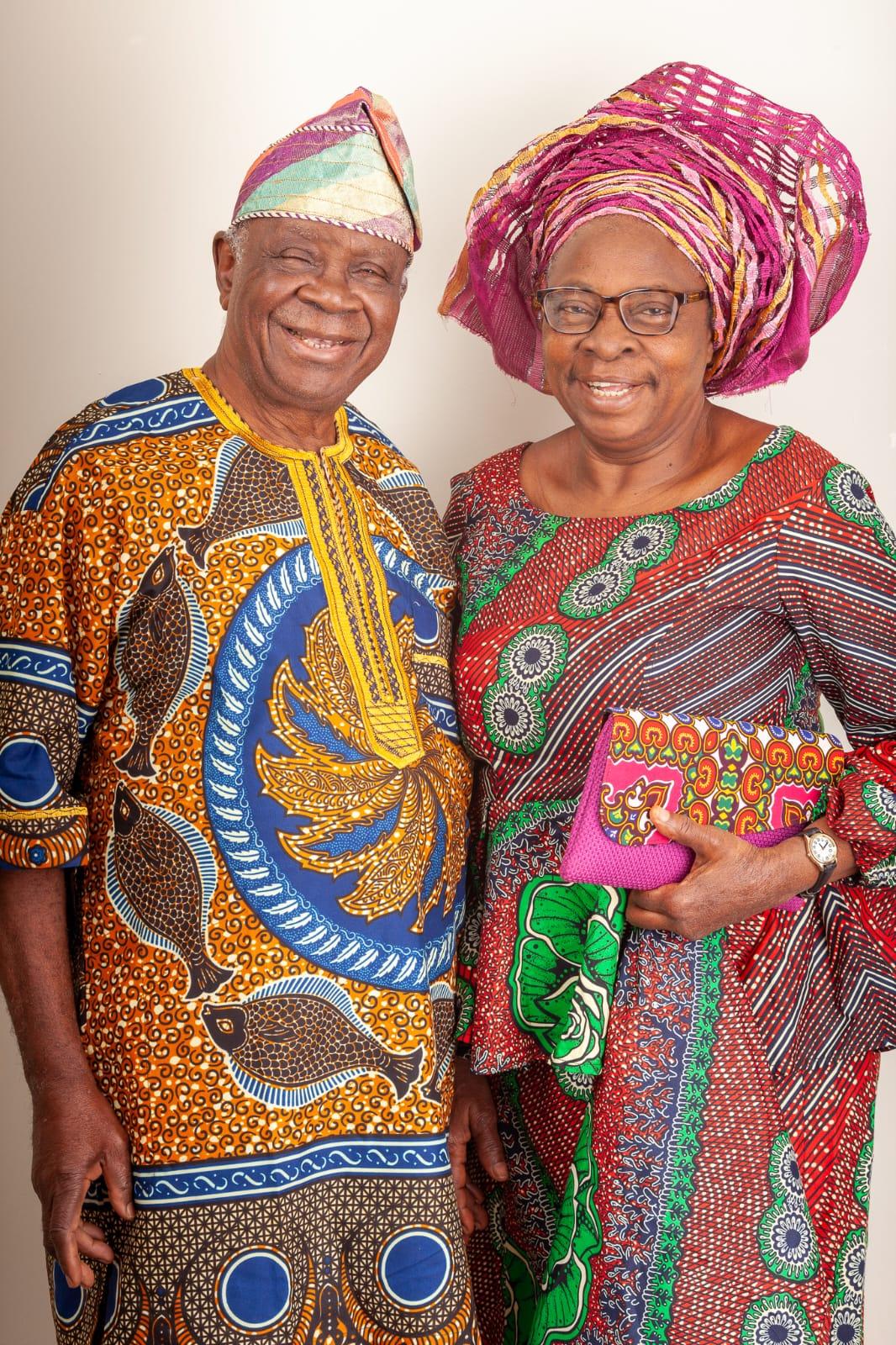 Baba and his wife together in their later years